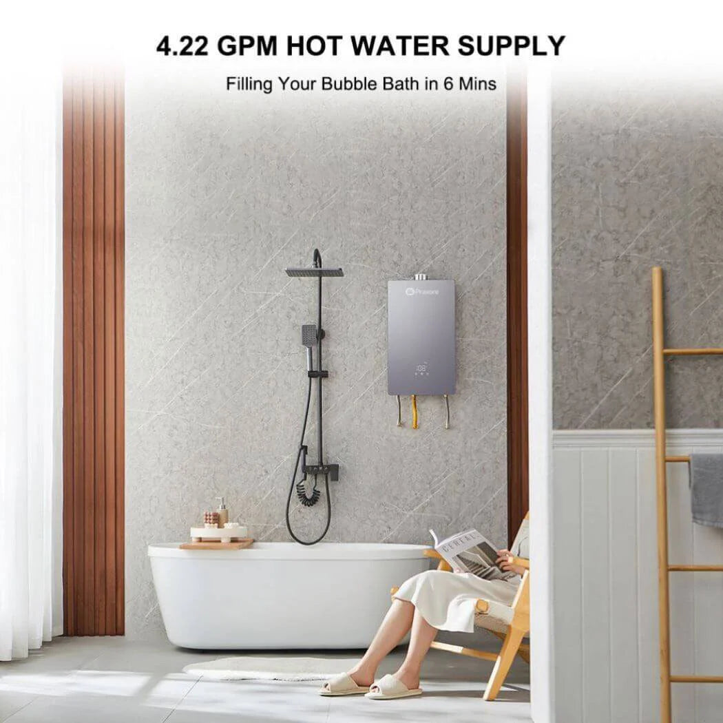 Praxore 4.22 GPM Indoor Tankless Hot Water Heater