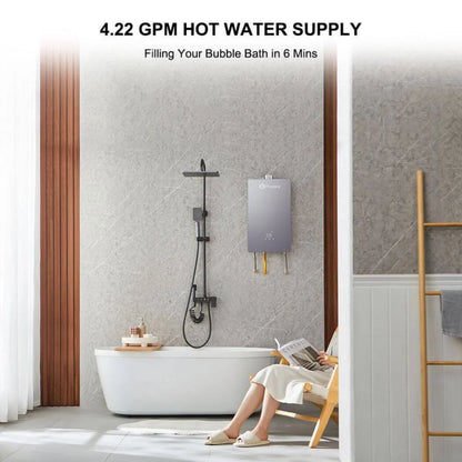 Praxore 4.22 GPM Indoor Tankless Hot Water Heater
