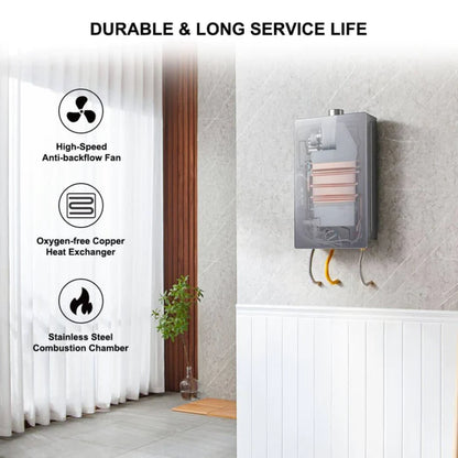 Praxore 4.22 GPM Indoor Tankless Hot Water Heater